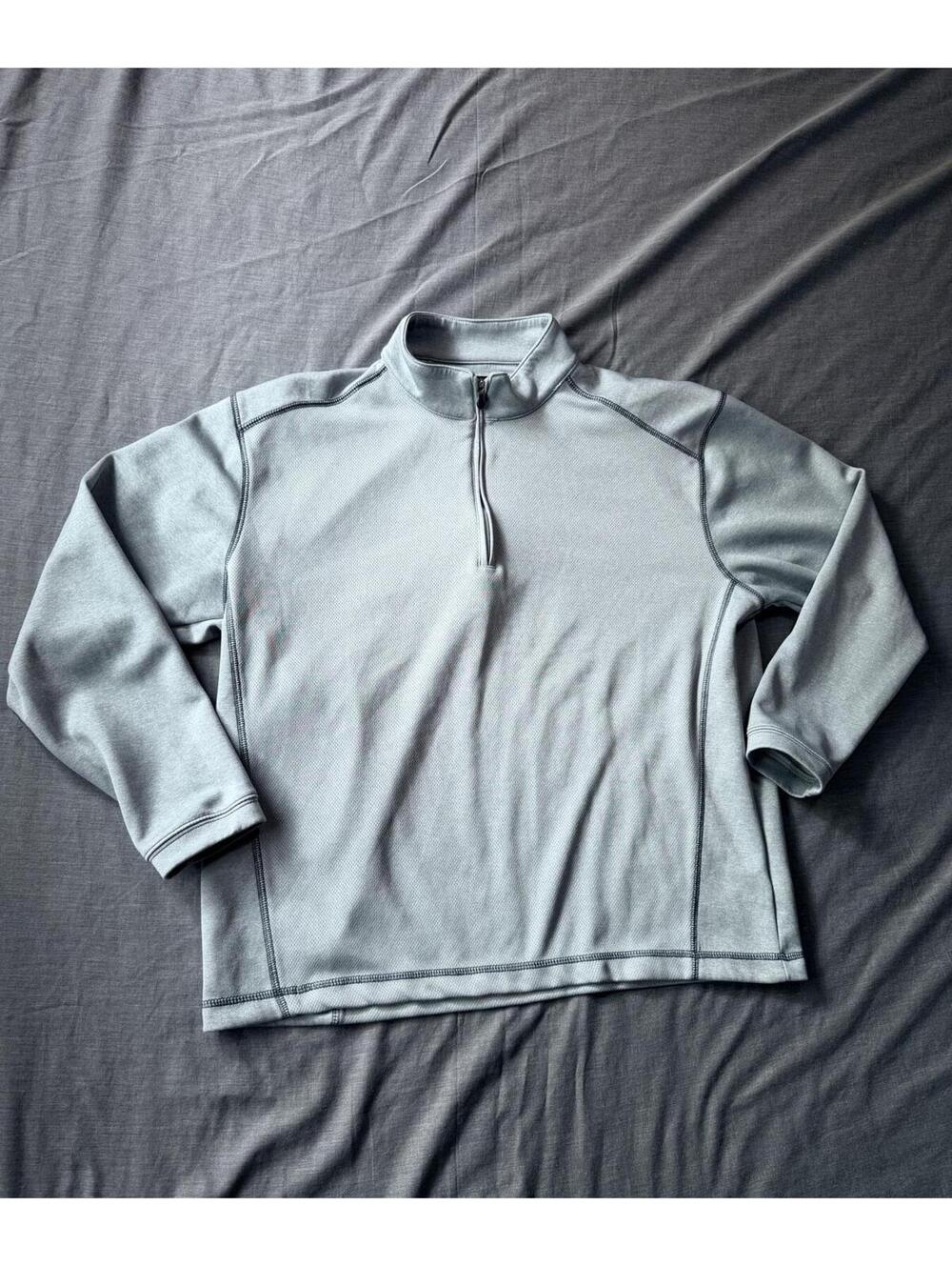 Pebble Beach Womens Size Medium Performance Quarter-Zip Pullover Light Green